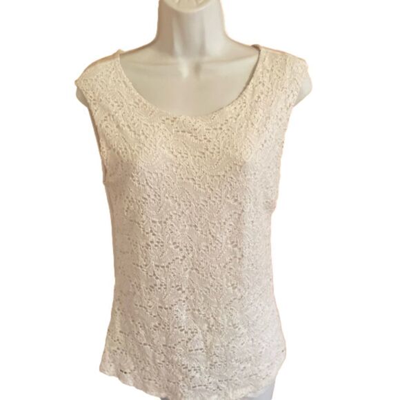 BANANA Republic lace top/shell size M - Picture 1 of 6